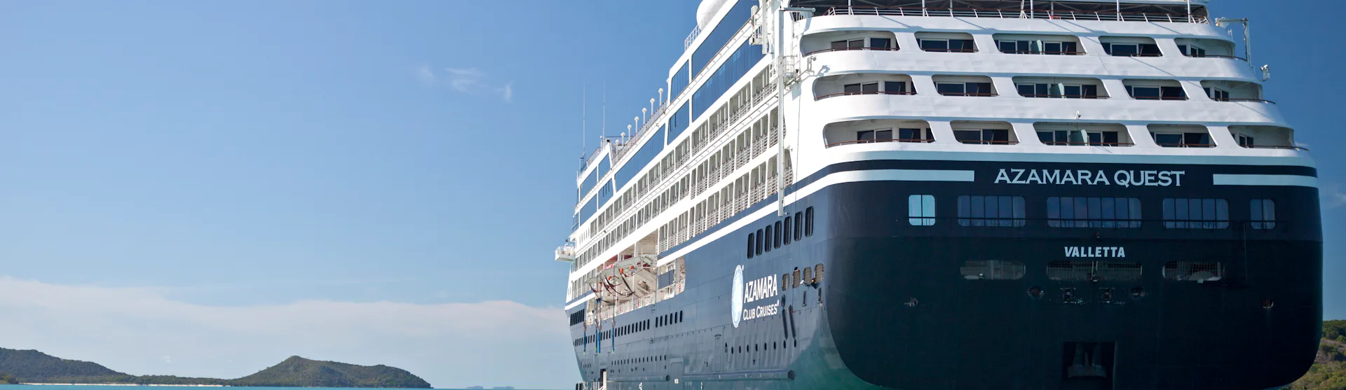 Bilden visar fartyget Azamara Quest