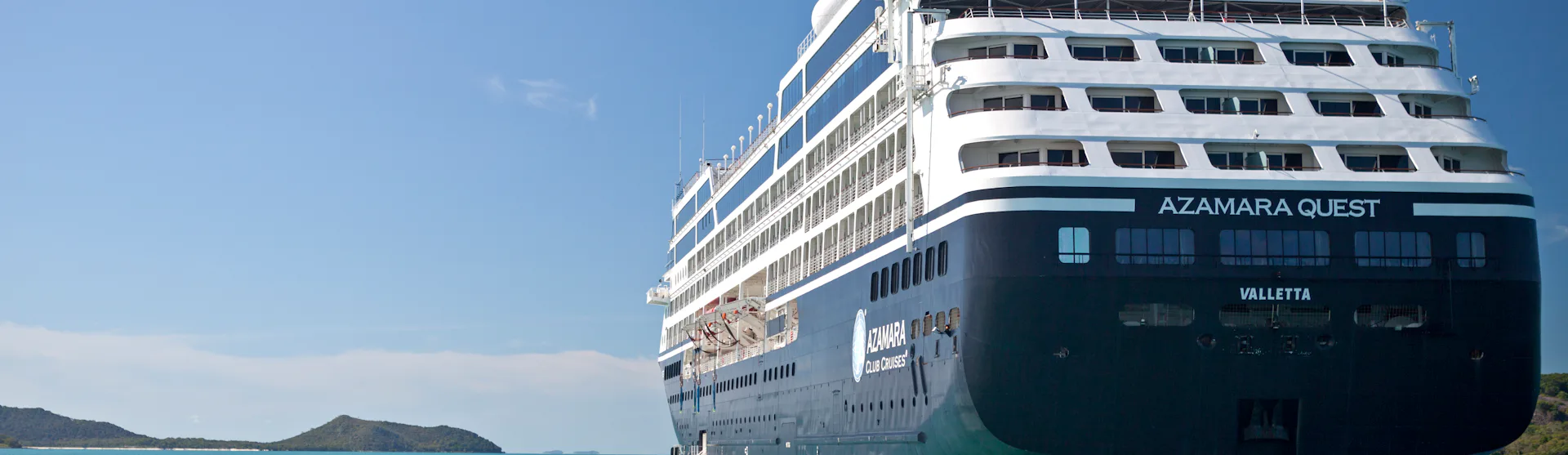 Bilden visar fartyget Azamara Quest