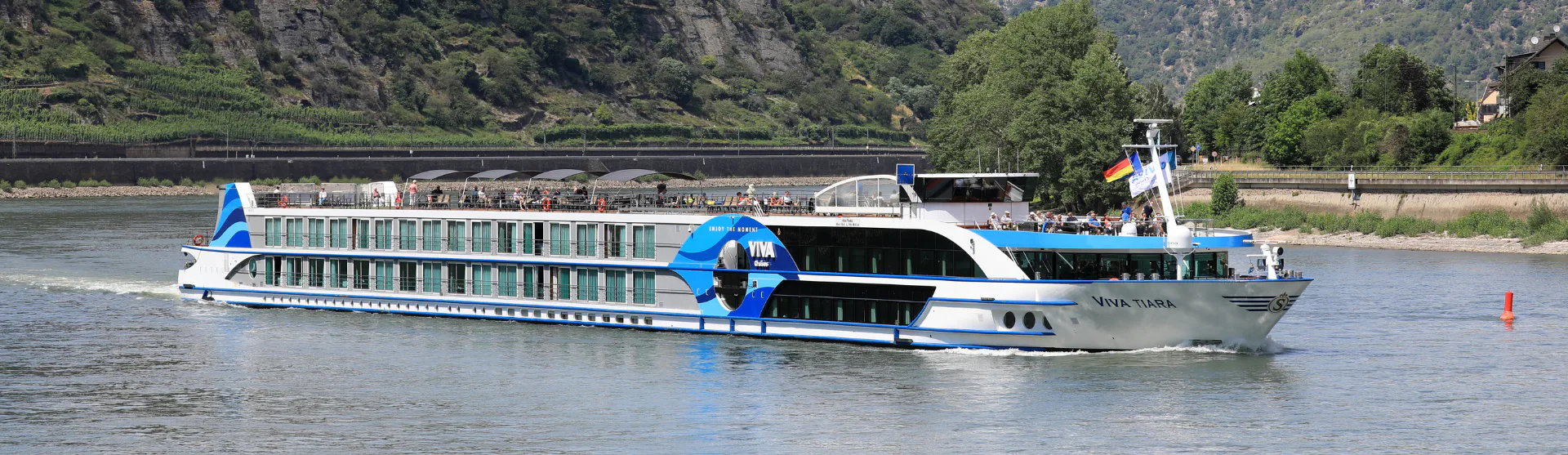 Bilden visar Viva Cruises fartyg VIVA Tiara.